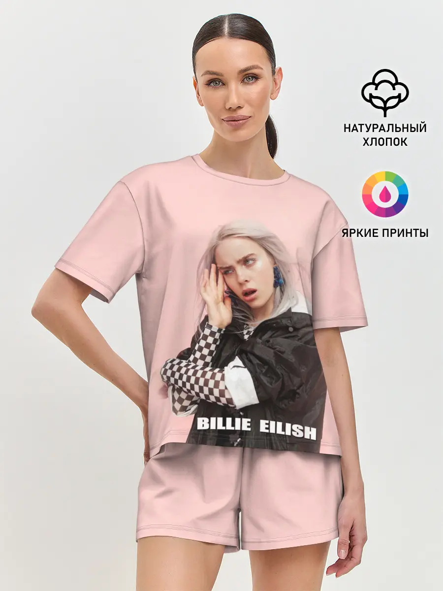 Женская пижама с шортами / Billie Eilish