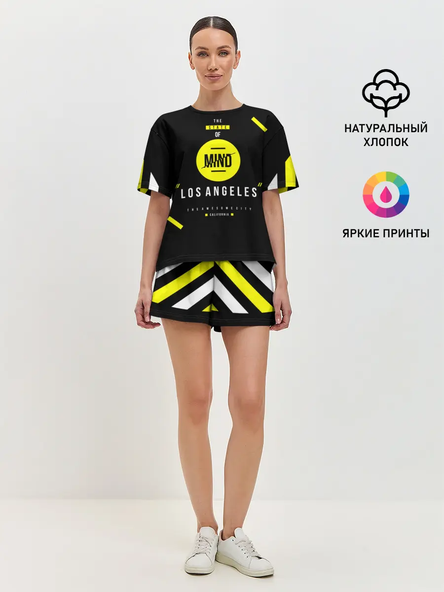 Женская пижама с шортами / OFF-MIND