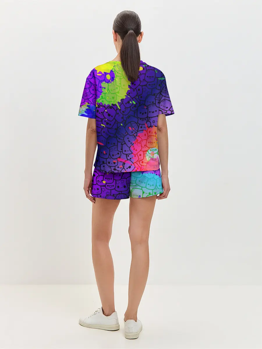 Женская пижама с шортами / Marshmello