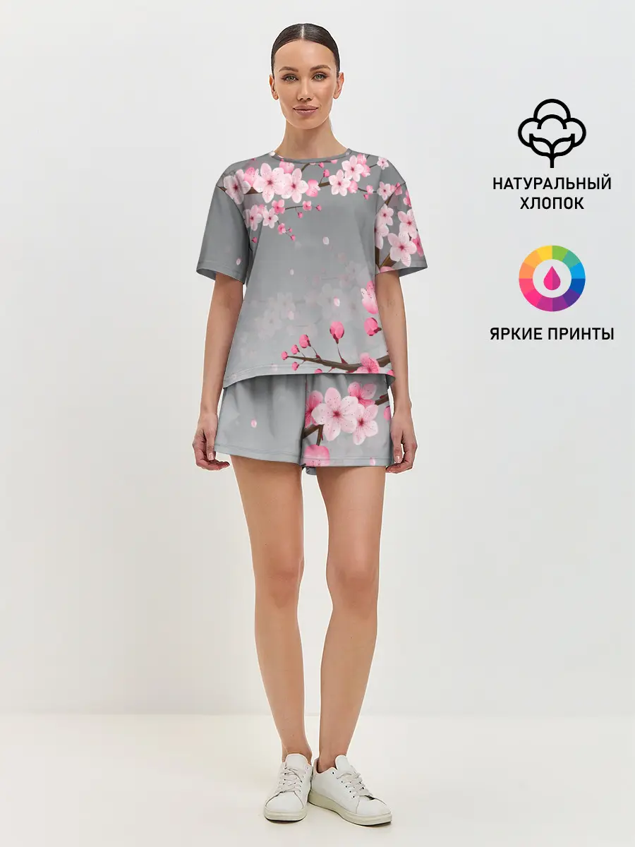 Женская пижама с шортами / САКУРА | SAKURA