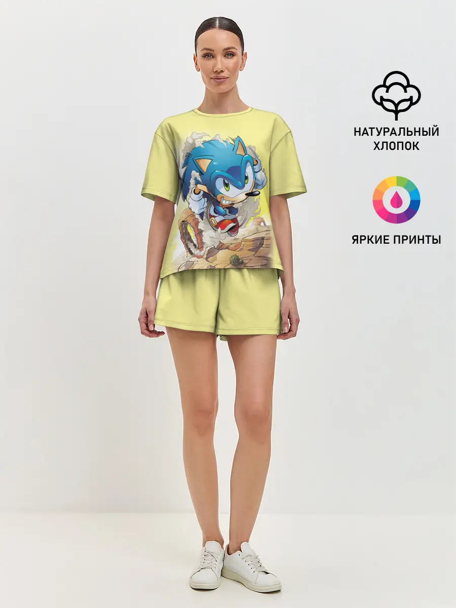 Женская пижама с шортами / SONIC