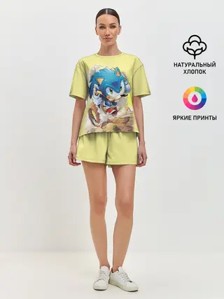 Женская пижама с шортами / SONIC