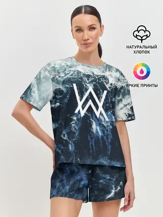 Женская пижама с шортами / Alan Walker
