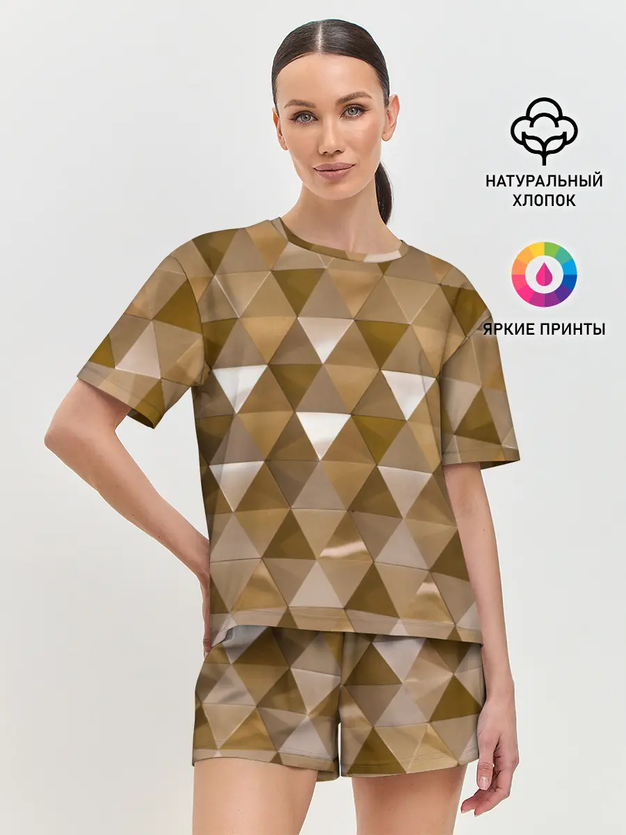 Женская пижама с шортами / Кристализация