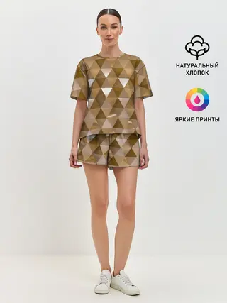 Женская пижама с шортами / Кристализация