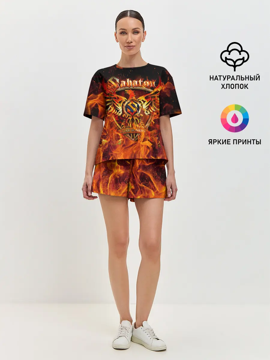 Женская пижама с шортами / SABATON / САБАТОН