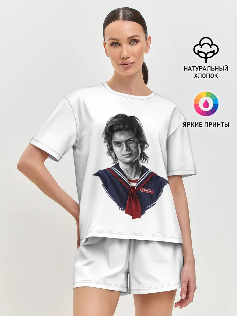 Женская пижама с шортами / Стив