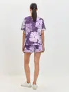 Женская пижама с шортами / Цветы