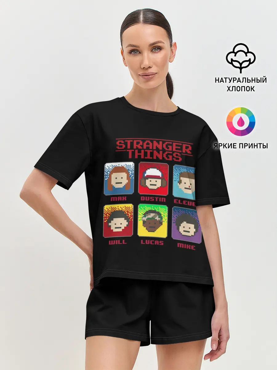 Женская пижама с шортами / Очень Странные Дела