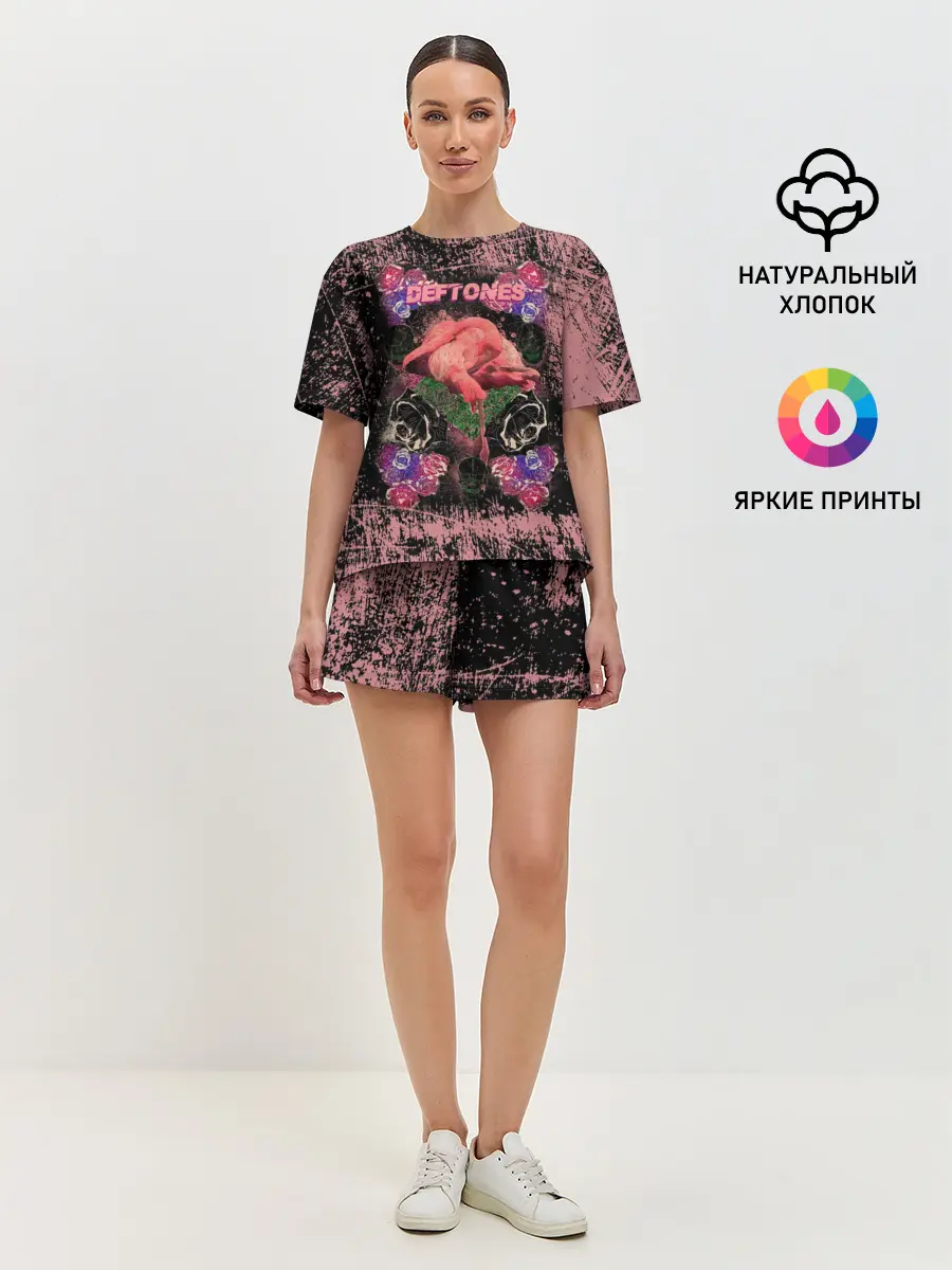 Женская пижама с шортами / Deftones