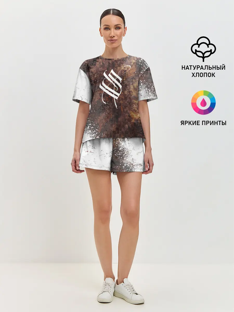 Женская пижама с шортами / Stigmata | Стигмата