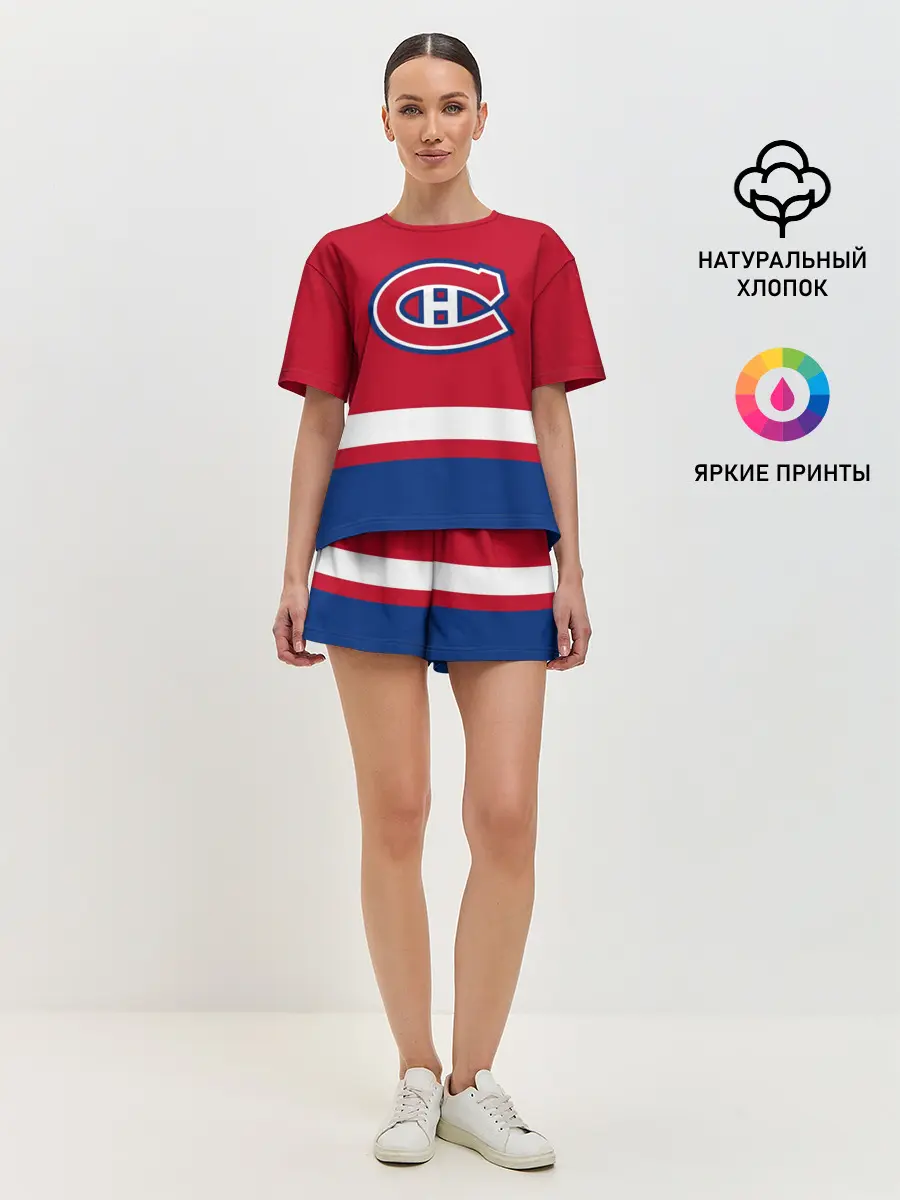 Женская пижама с шортами / Монреаль Канадиенс