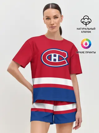 Женская пижама с шортами / Монреаль Канадиенс