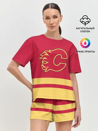 Женская пижама с шортами / Калгари Флэймз