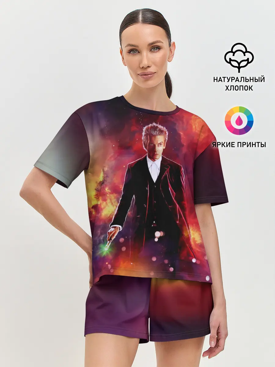 Женская пижама с шортами / ДОКТОР КТО