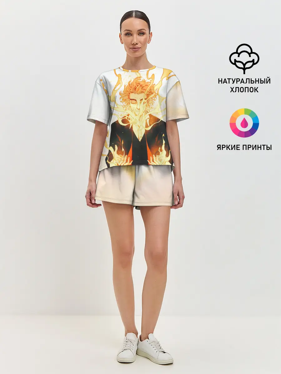 Женская пижама с шортами / РЕГЕНЕРАЦИЯ КАЛАЛЬДИ