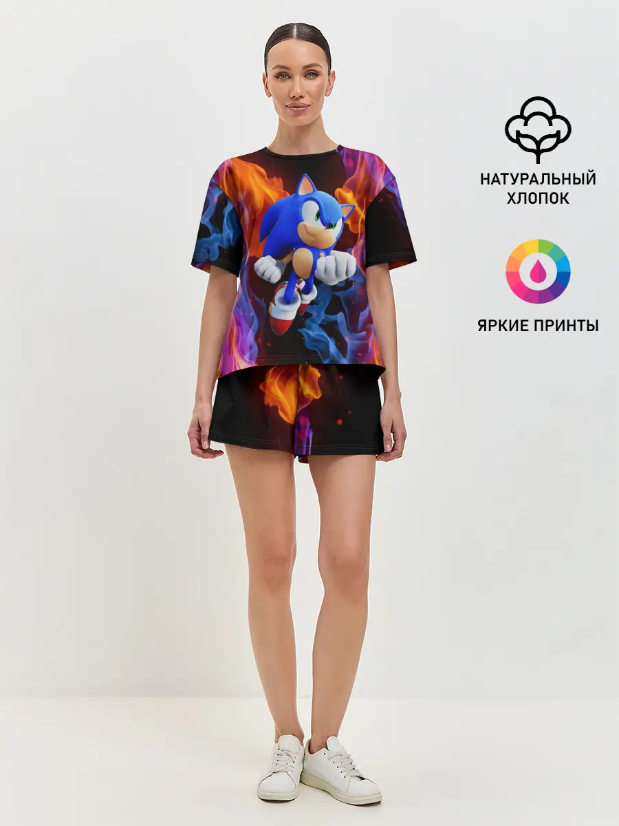 Женская пижама с шортами / SONIC