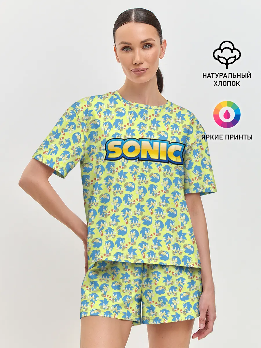 Женская пижама с шортами / SONIC