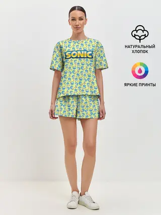 Женская пижама с шортами / SONIC