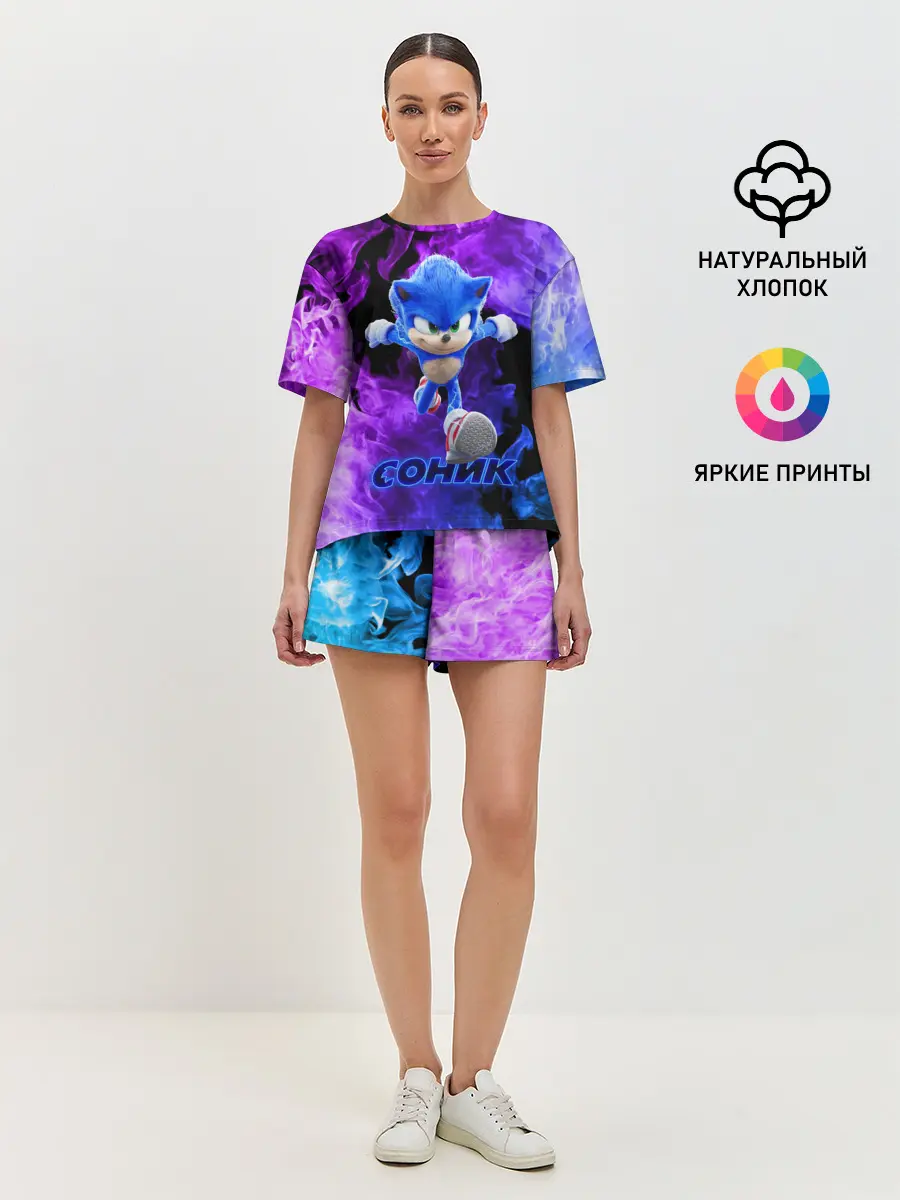 Женская пижама с шортами / SONIC