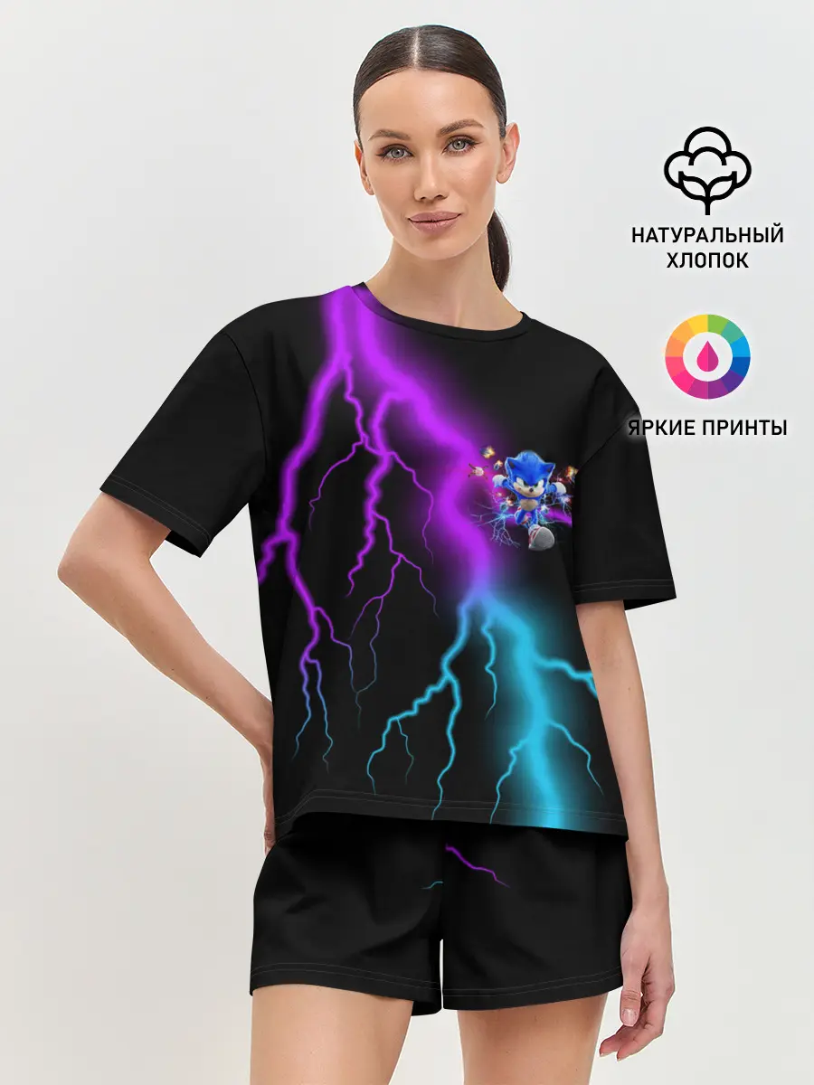 Женская пижама с шортами / SONIC