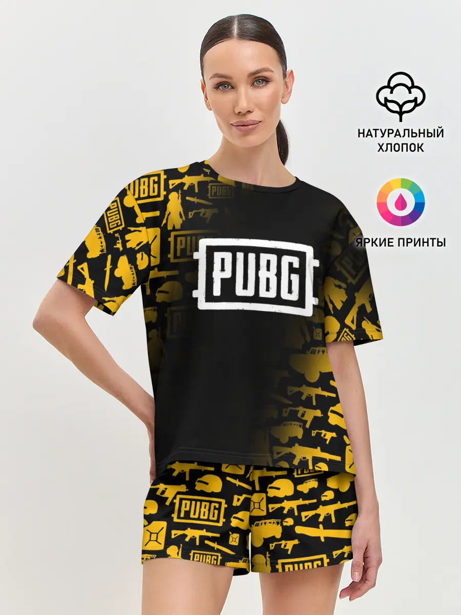 Женская пижама с шортами / PUBG