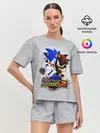 Женская пижама с шортами / SONIC & SHADOW