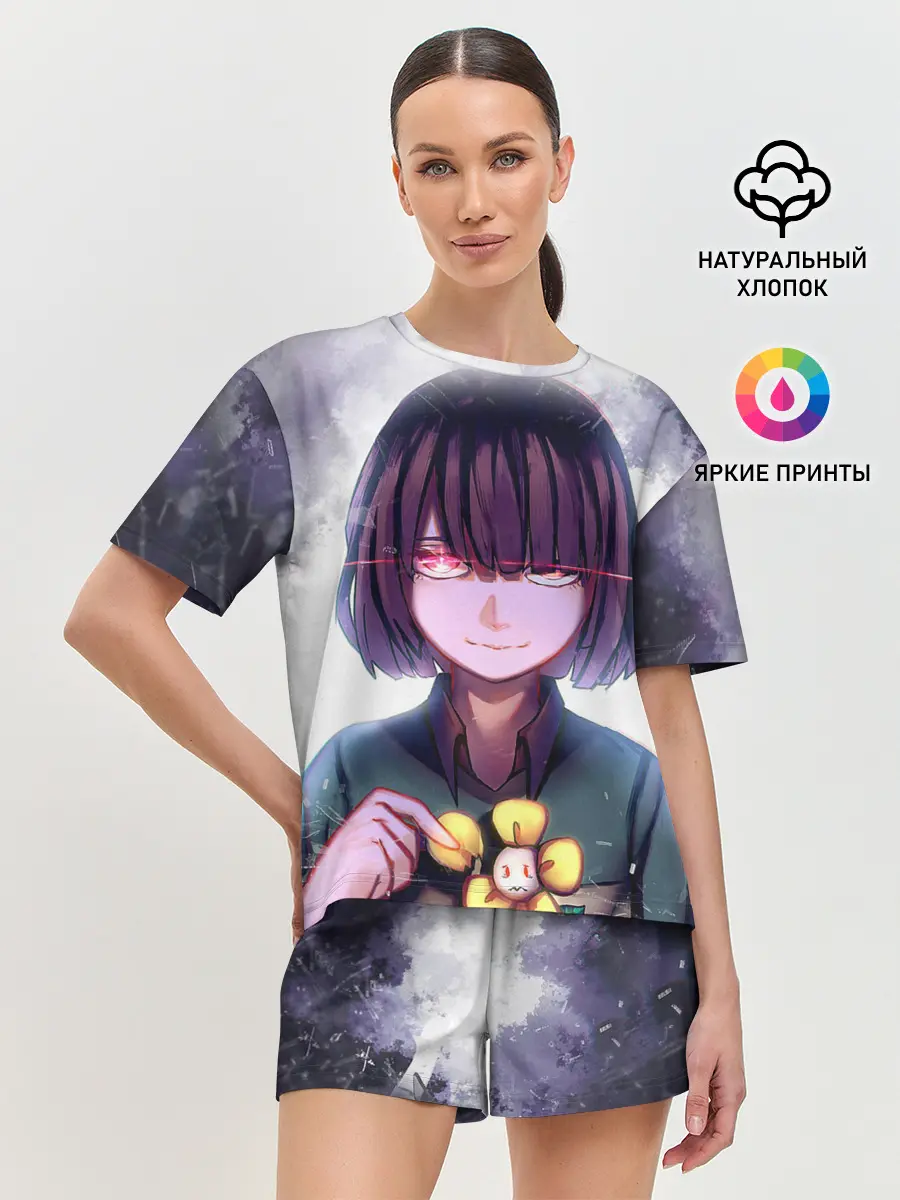 Женская пижама с шортами / UNDERTALE