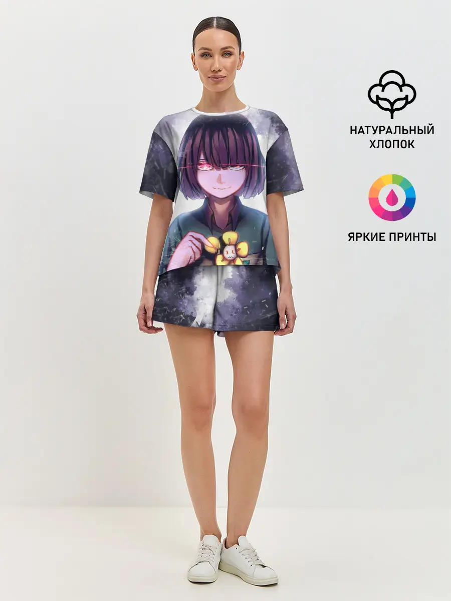 Женская пижама с шортами / UNDERTALE