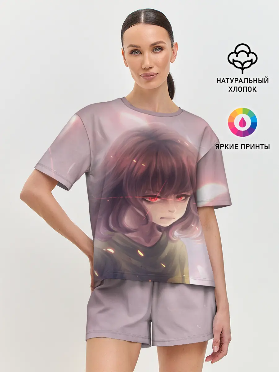 Женская пижама с шортами / UNDERTALE