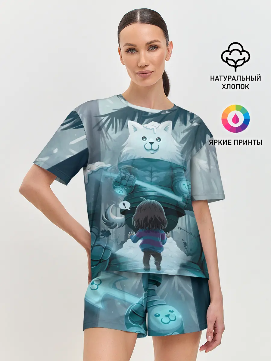 Женская пижама с шортами / UNDERTALE