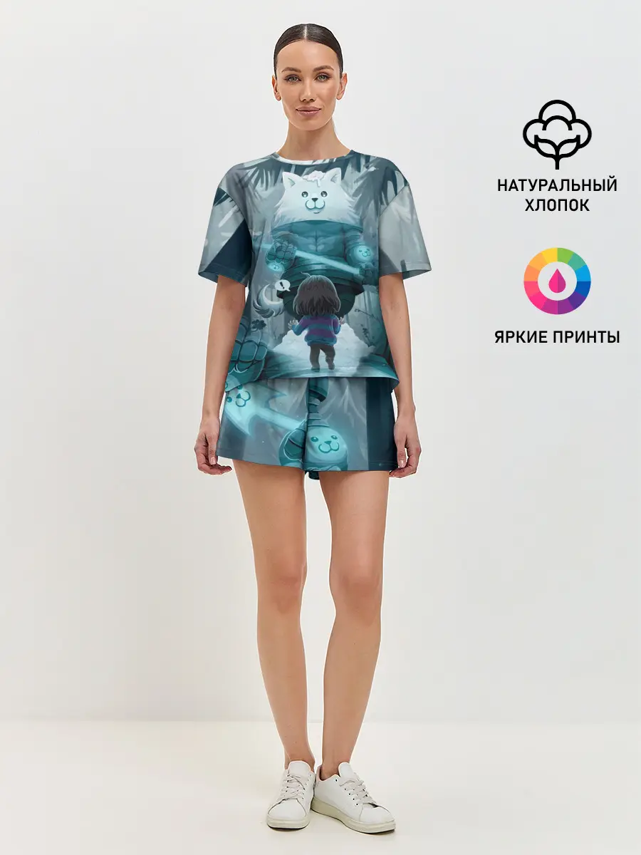 Женская пижама с шортами / UNDERTALE