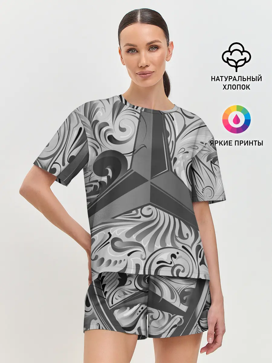 Женская пижама с шортами / MERCEDES-BENZ | МЕРСЕДЕС