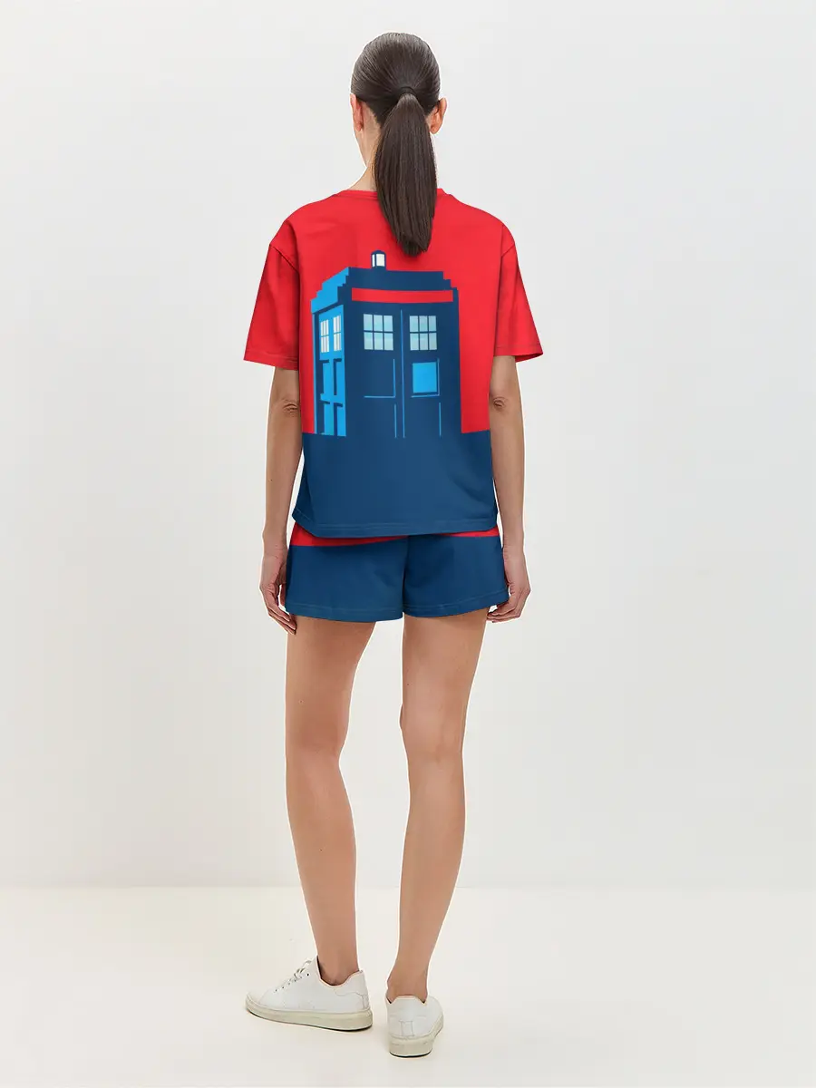Женская пижама с шортами / IN TARDIS WE TRUST