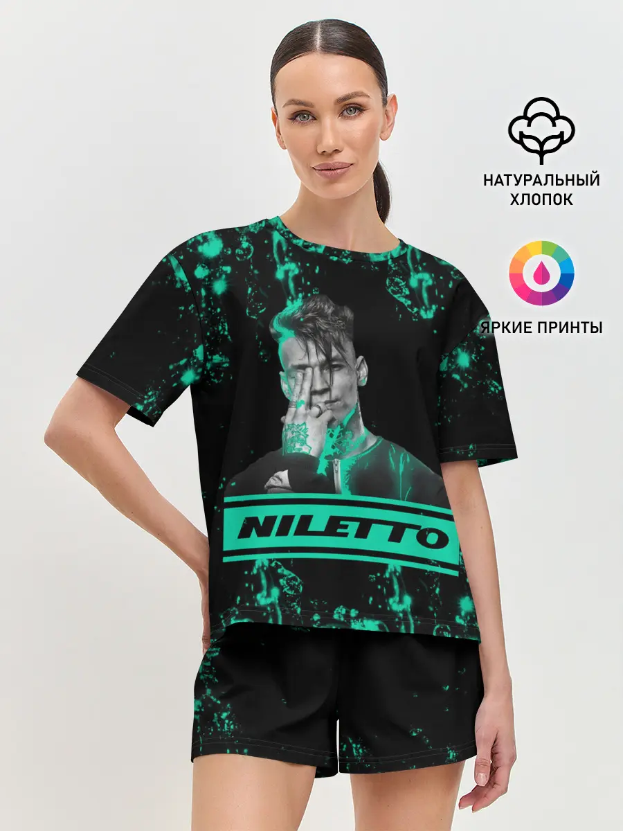 Женская пижама с шортами / NILETTO.