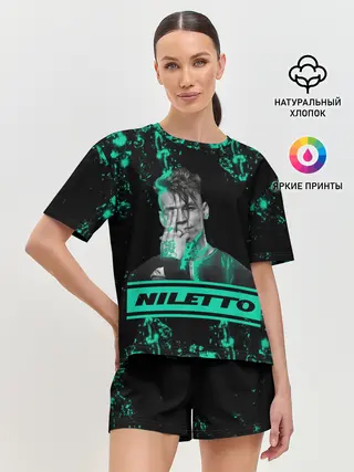 Женская пижама с шортами / NILETTO.