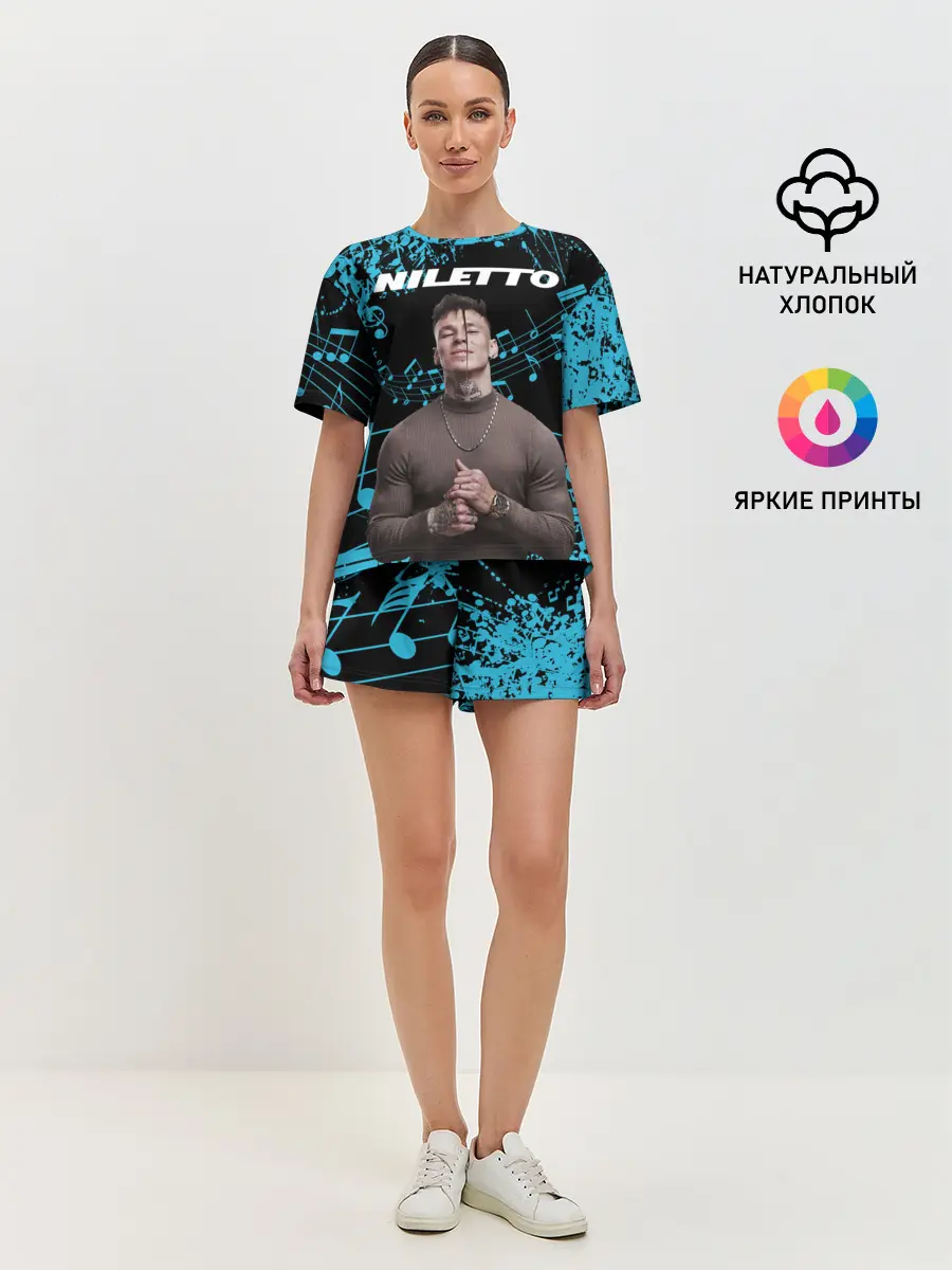 Женская пижама с шортами / NILETTO.