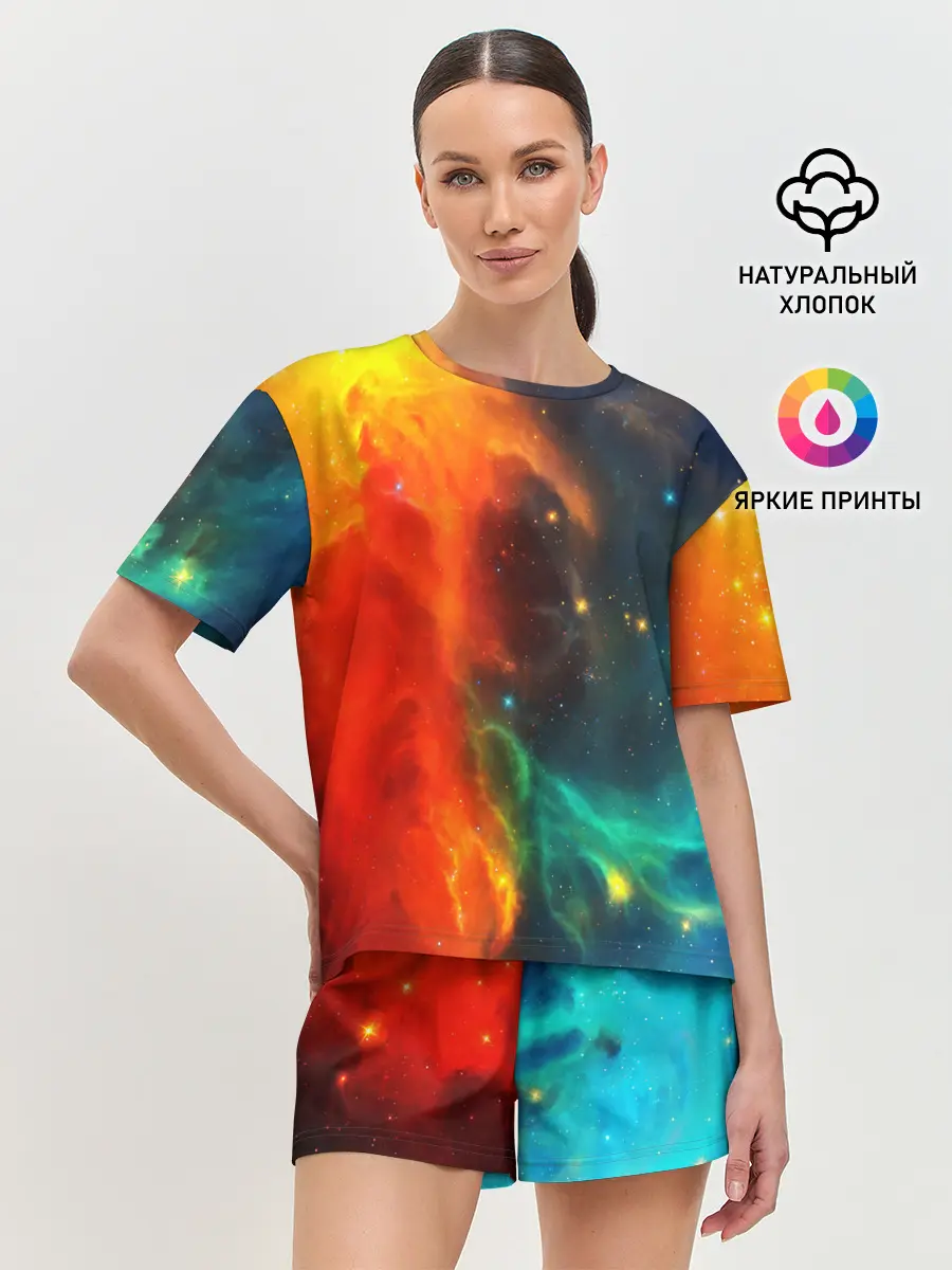 Женская пижама с шортами / БИТВА КОСМОСА