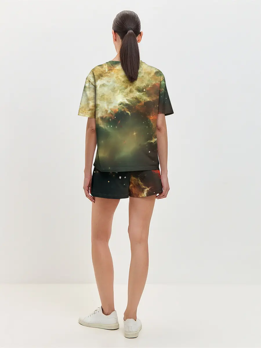 Женская пижама с шортами / НЕОНОВЫЕ ЗВЕЗДЫ