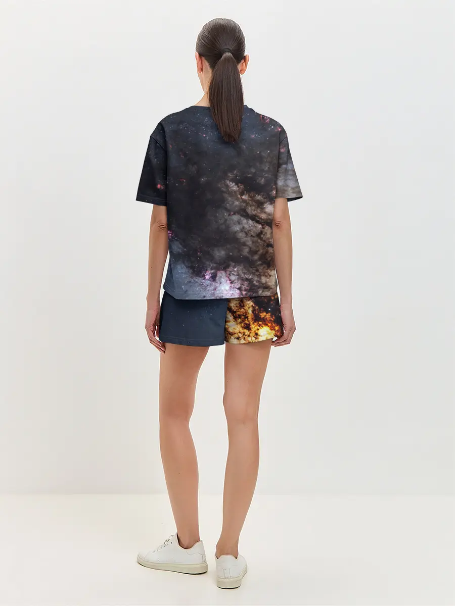 Женская пижама с шортами / МЛЕЧНЫЙ ПУТЬ