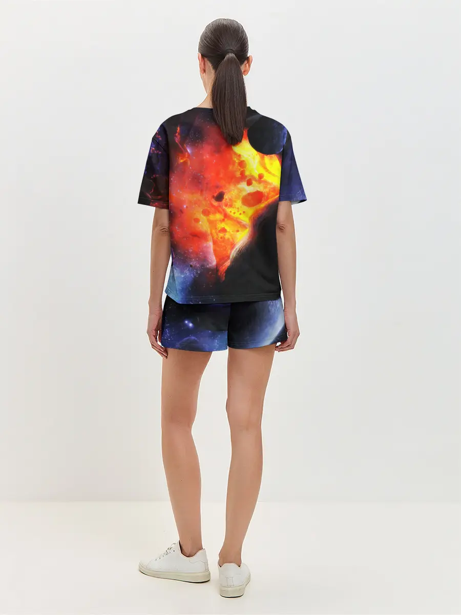 Женская пижама с шортами / NEBULA