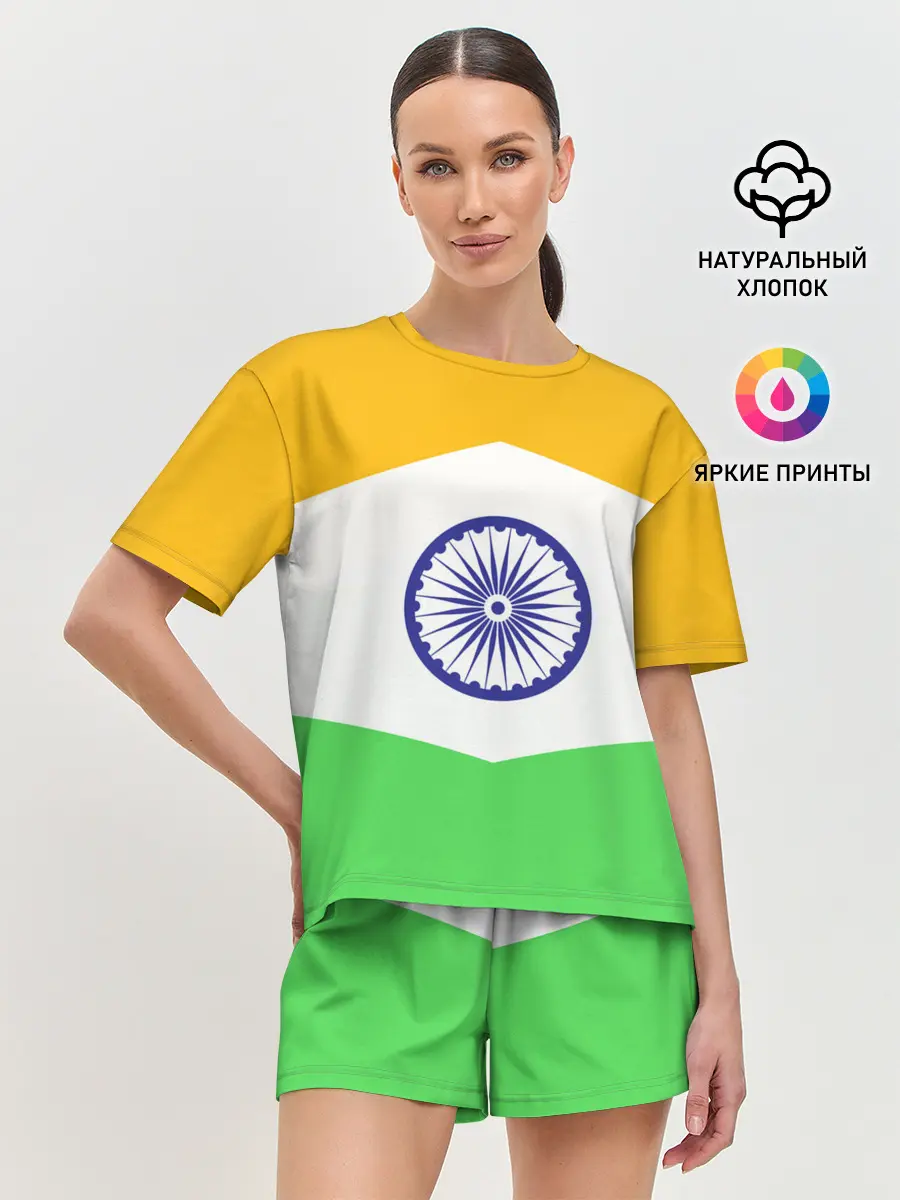 Женская пижама с шортами / ИНДИЯ | INDIA