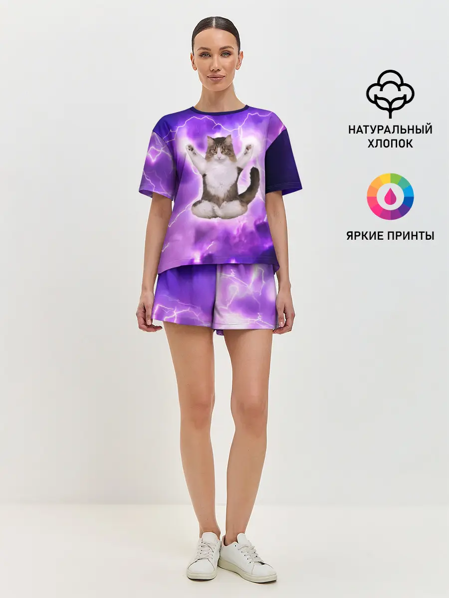 Женская пижама с шортами / Повелитель Молний | Котэ