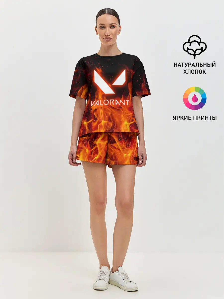 Женская пижама с шортами / VALORANT