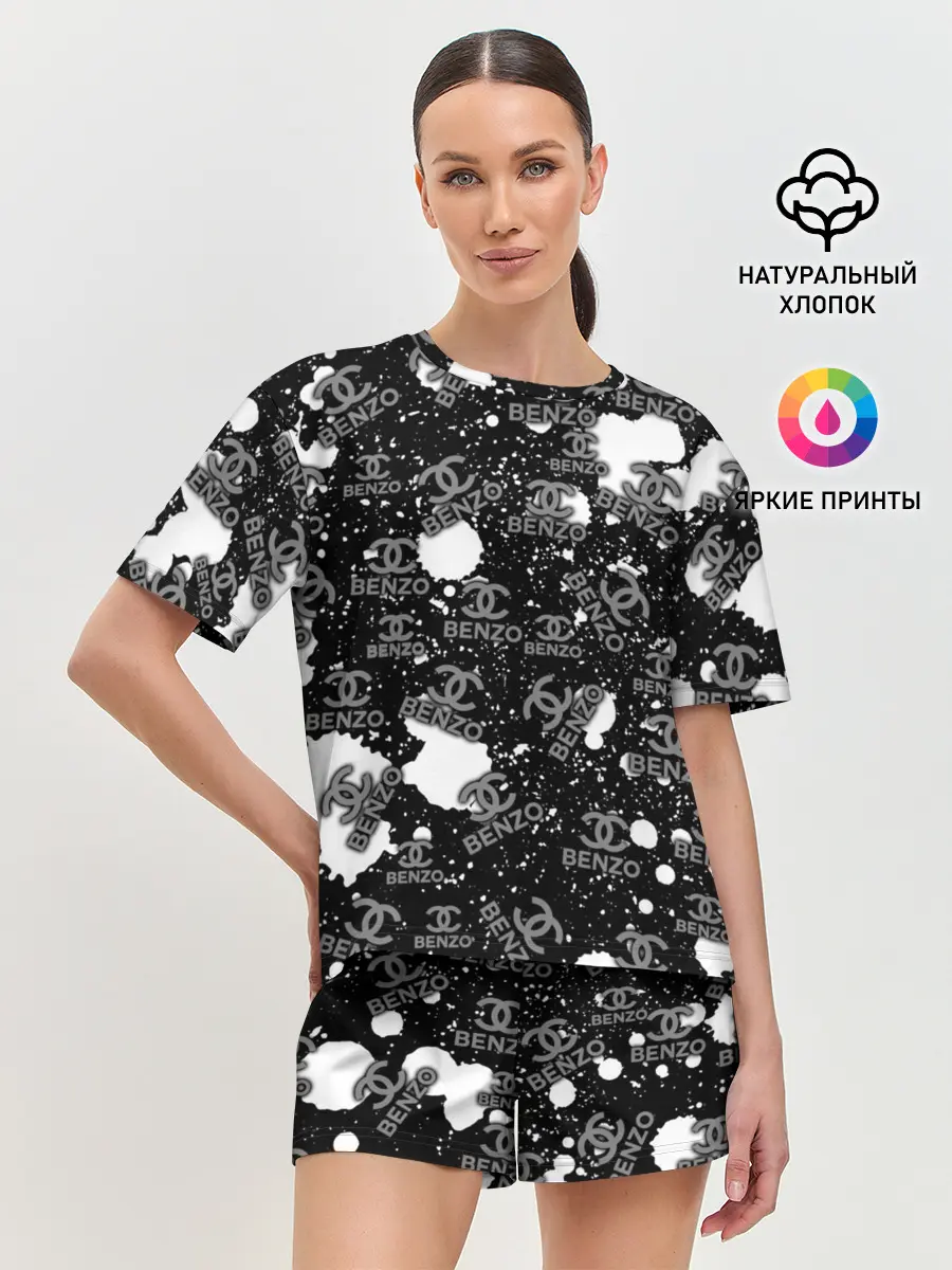 Женская пижама с шортами / Benzo Gang - Big Baby Tape