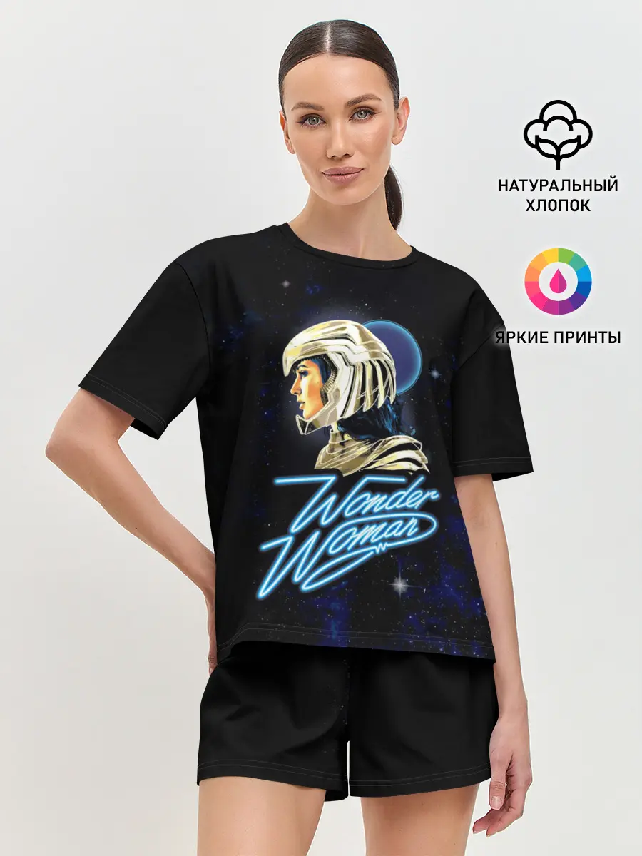 Женская пижама с шортами / Wonder Woman