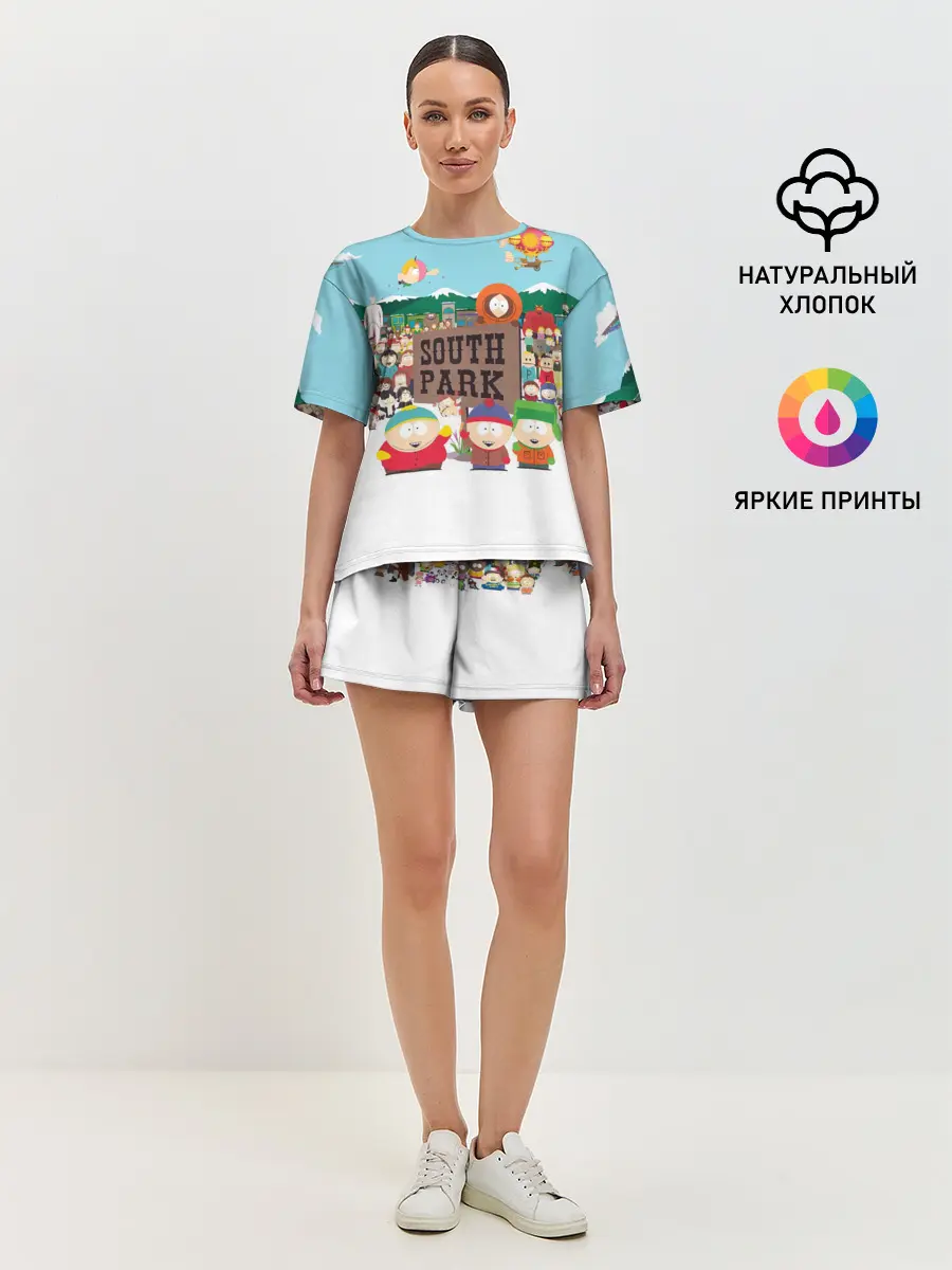 Женская пижама с шортами / Южный Парк