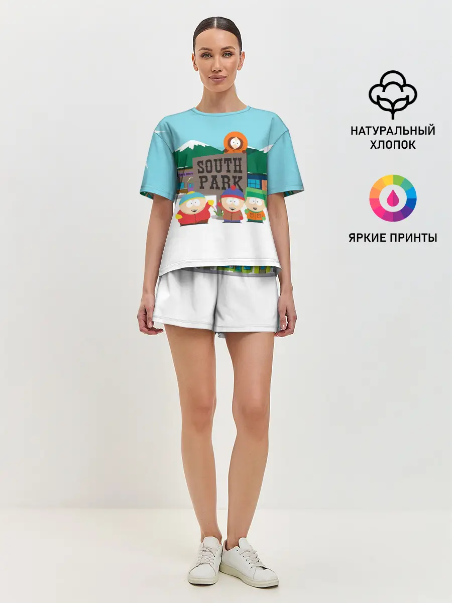 Женская пижама с шортами / Южный Парк