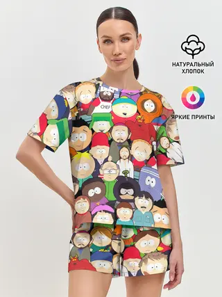 Женская пижама с шортами / South Park персонажи