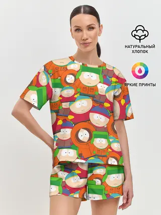 Женская пижама с шортами / ЮЖНЫЙ ПАРК